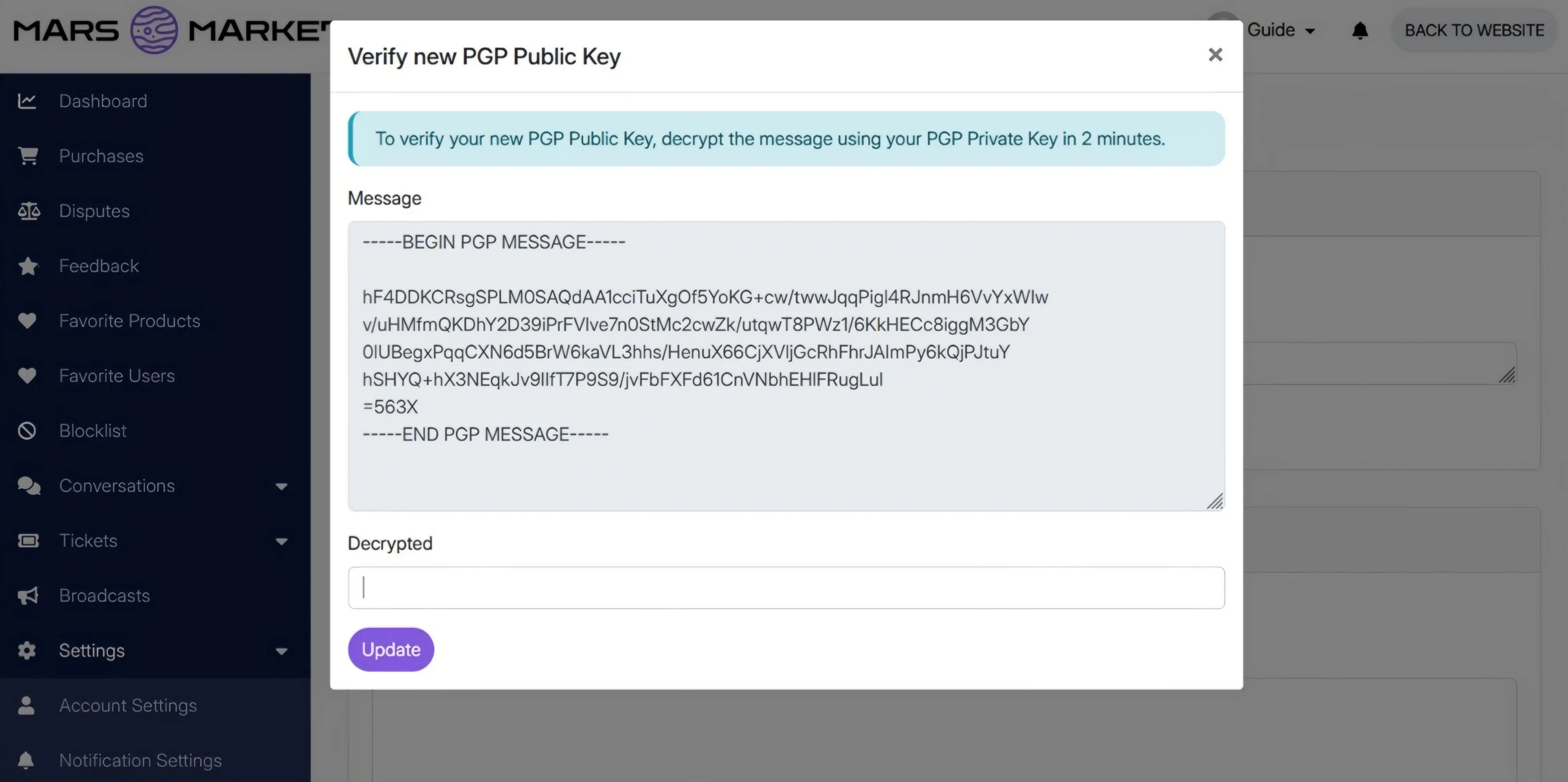 Verify PGP Key